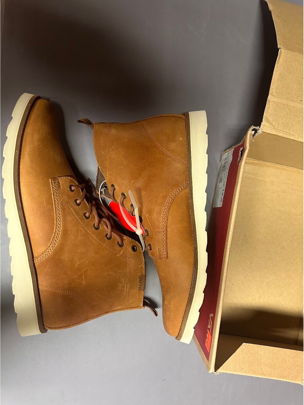 Vans Men's Tan and Brown Boot